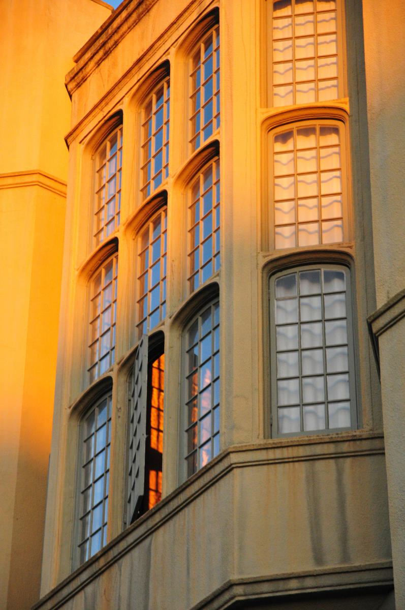 Stephens Hall sunlit window